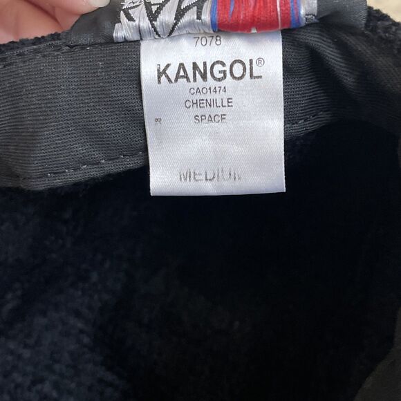 Vintage 1980’s Kangol Corduroy Cabbie Driving Newsboy Cap Black M USA - Picture 6 of 6